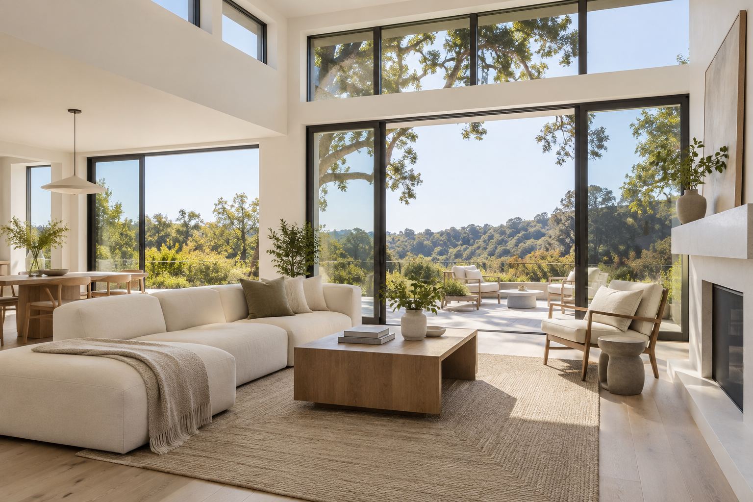 A bright Peninsula home interior, illustrative